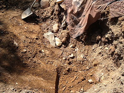 Excavating 